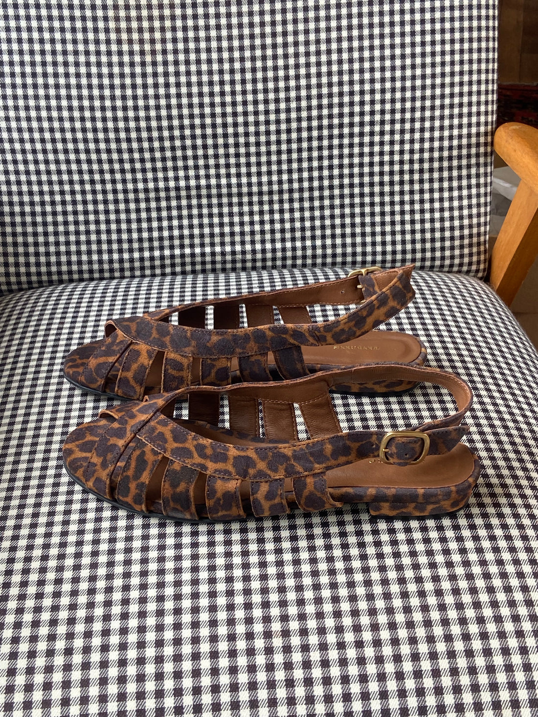 sandales sophie léopard