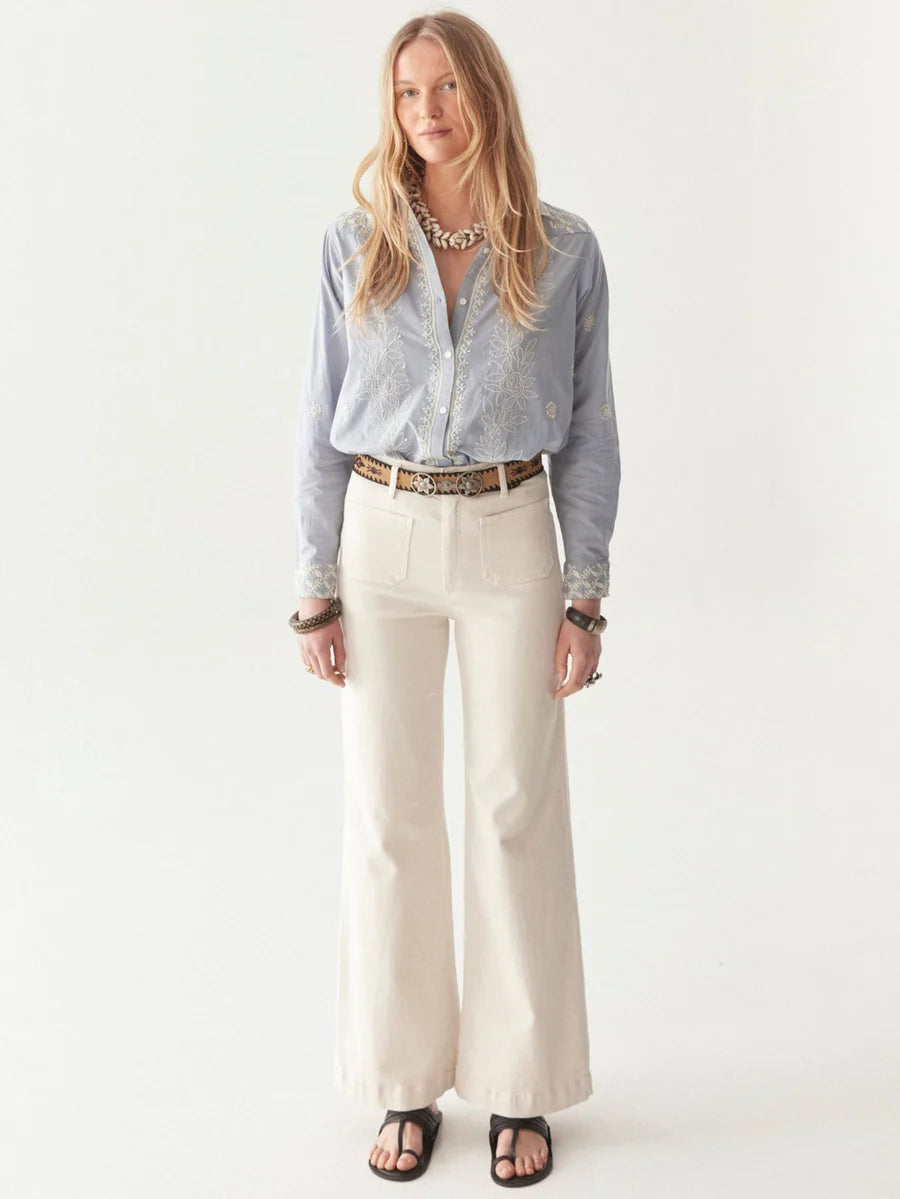 CHEMISE GANGES INDIGO