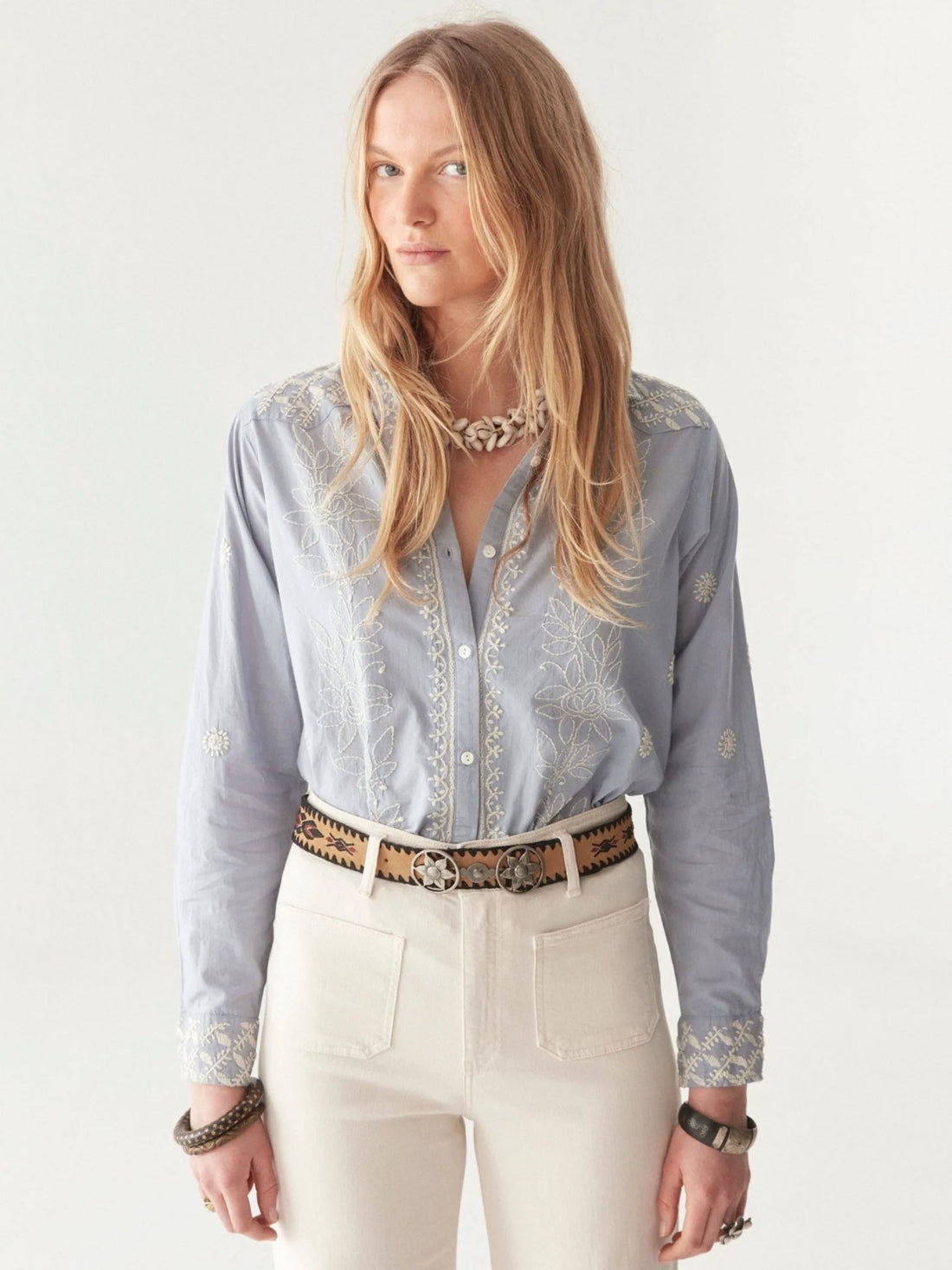 CHEMISE GANGES INDIGO