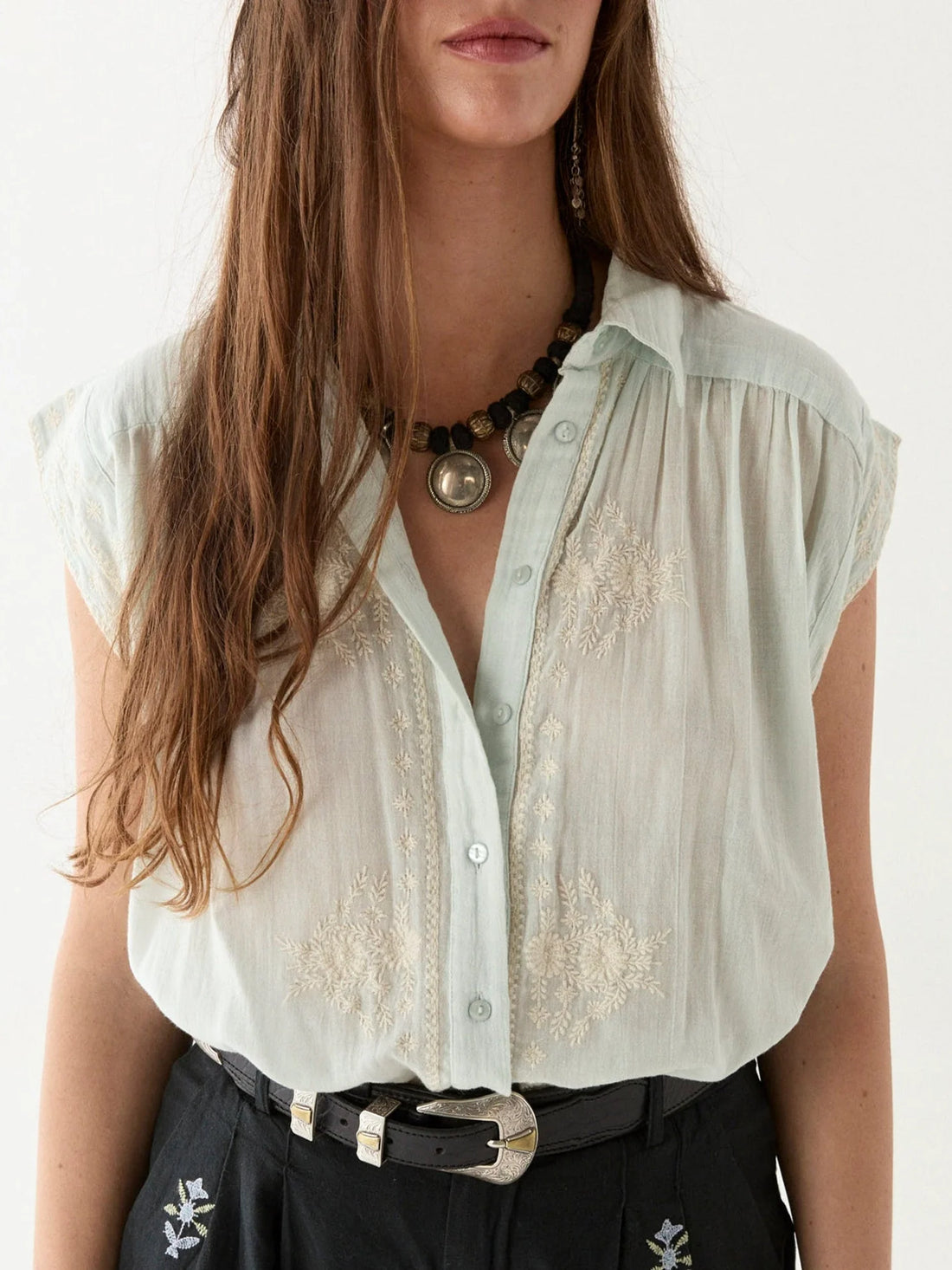 CHEMISE MAFALDA AZZURO