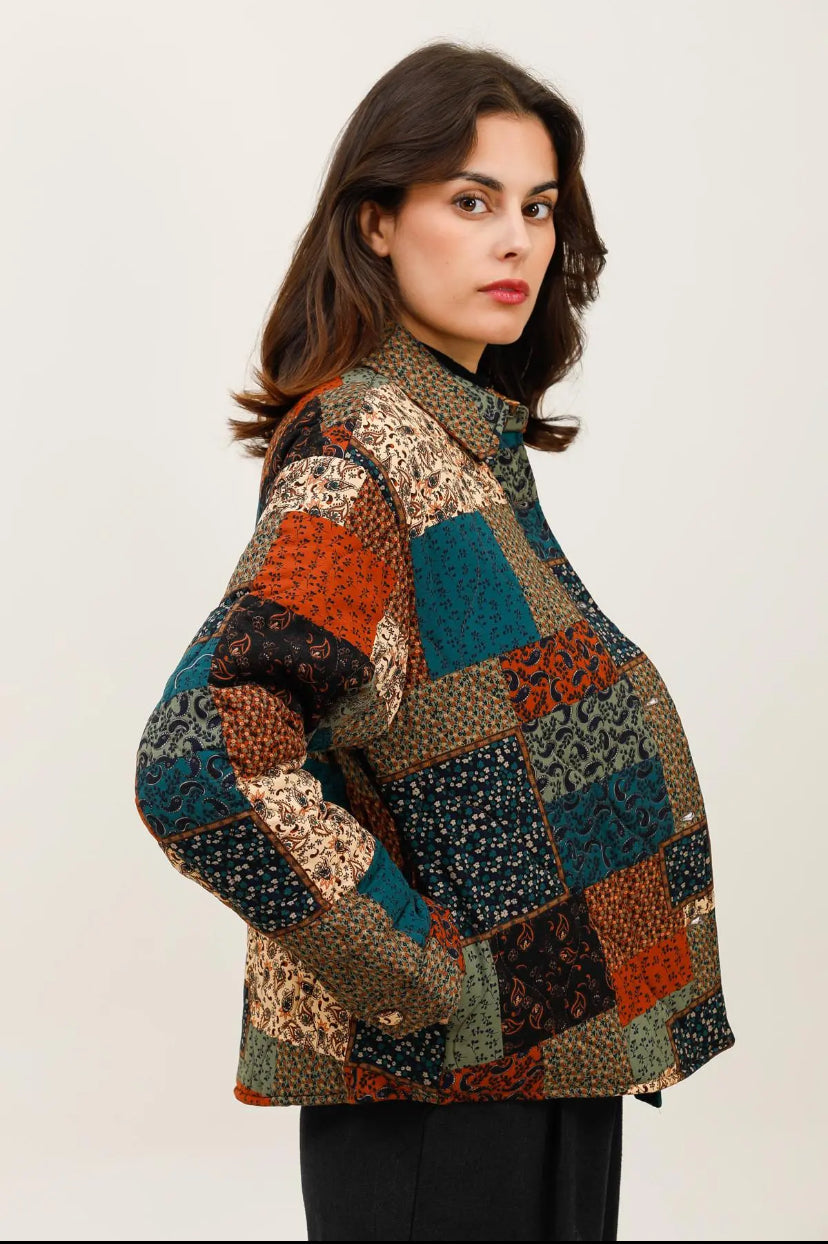 VESTE PATCHWORK