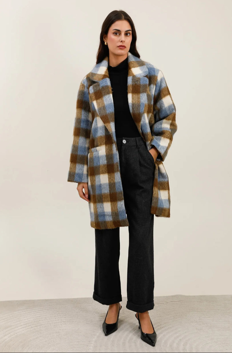 MANTEAU CARREAUX