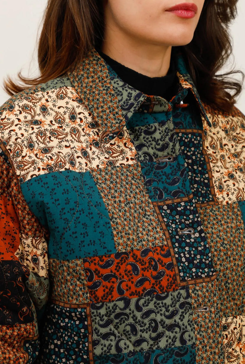VESTE PATCHWORK